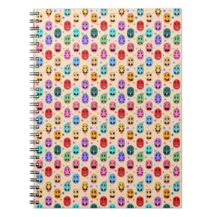 Caderno Espiral Emoções Rostos Coloridos