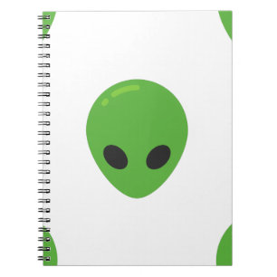 Caderno Espiral emoji aliens