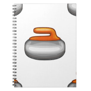 Caderno Espiral Emoji Curling Stone