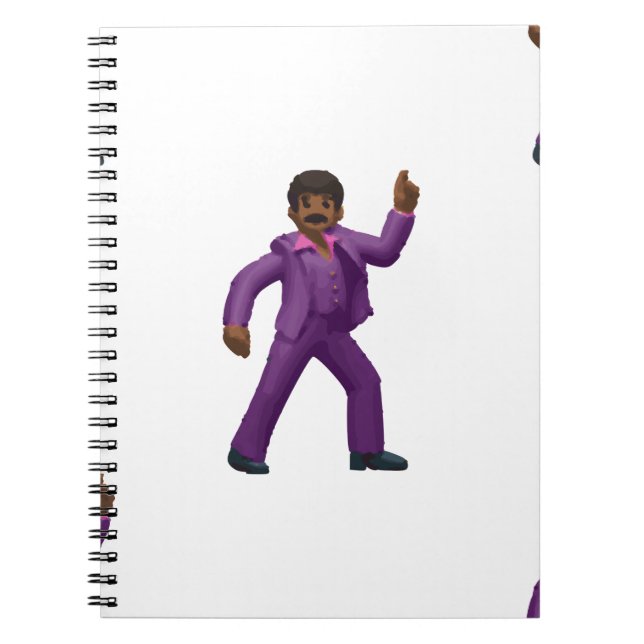 Caderno Espiral Emoji Dancing Man (Frente)