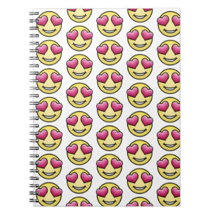Caderno Espiral Emoji de Amor