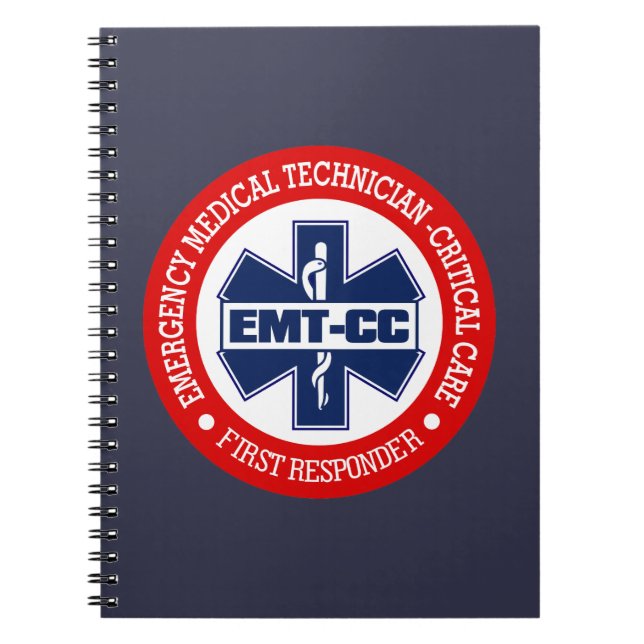 Caderno Espiral EMT-CC (Emergency Medical Tech - Critical Care) (Frente)