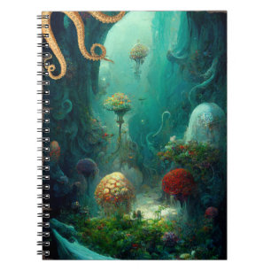 Caderno Espiral Encantando Mistérios Submarinos