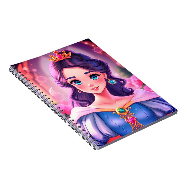 Caderno Espiral Enchanted Notebook - Princesses and Dreams (Lado Direito)