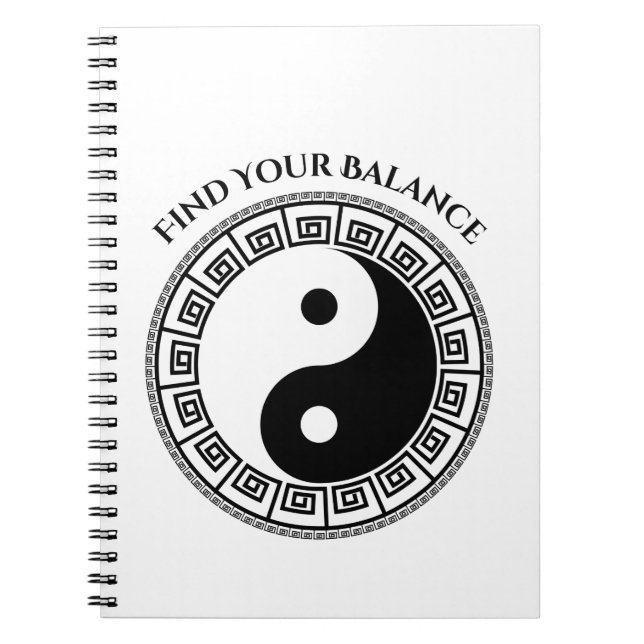 Caderno Espiral Encontre seu saldo (Frente)