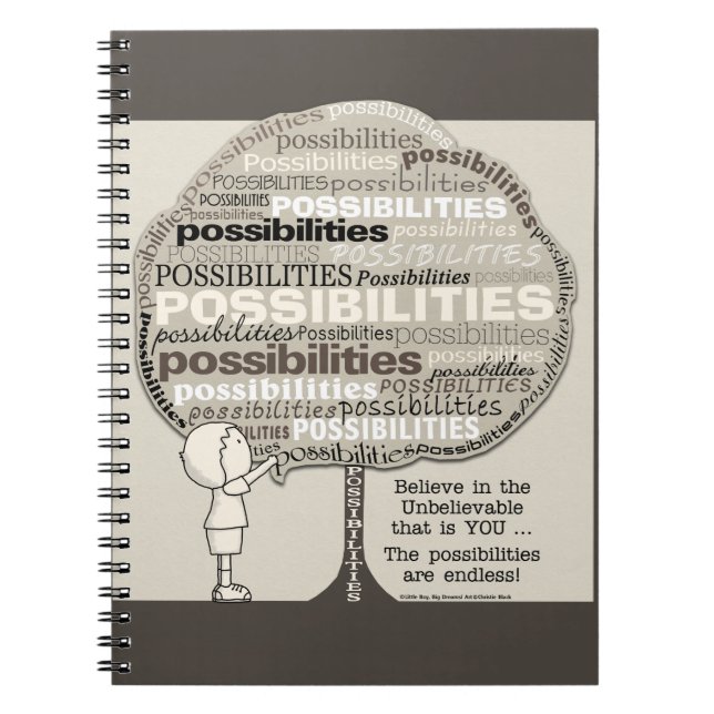 Caderno Espiral Endless Possibilities (Frente)
