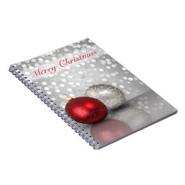 Caderno Espiral Enfeites de natal Shimmery - Notebook