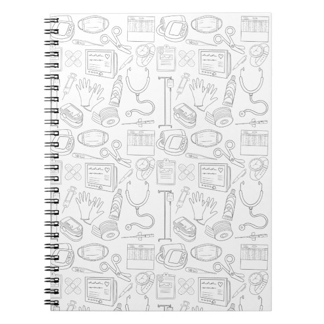 Caderno Espiral Enfermeira (Frente)