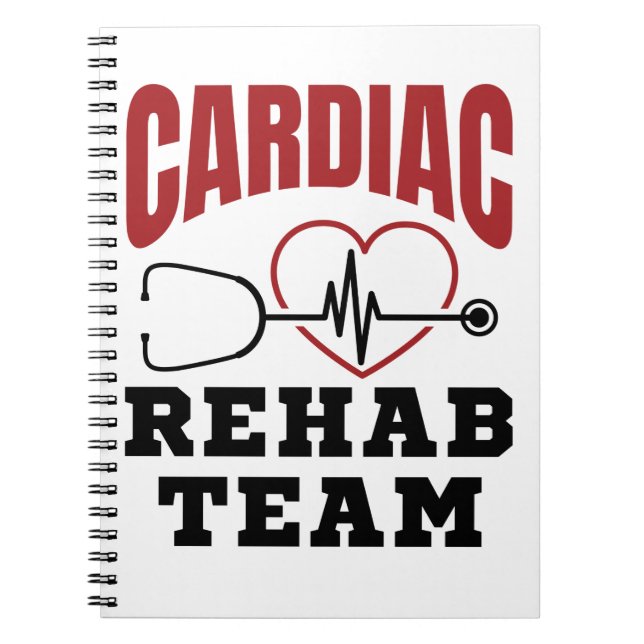 Caderno Espiral Enfermeira Cardiologista da Equipe de Reabilitação (Frente)