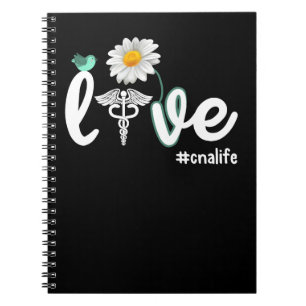 Caderno Espiral Enfermeira CNA Enfermeira Semana do Amor CCNs Life