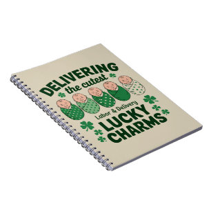 Caderno Espiral Enfermeira de Trabalho de Parto e Parto Amuleto da