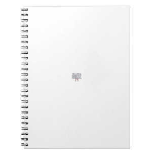 Caderno Espiral Enfermeira de Trabalho e Parto Laço Floral Camisa
