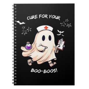 Caderno Espiral Enfermeira Fantasma com Poção Mágica - Cura para o