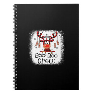 Caderno Espiral Enfermeira Gift Boo Boo Crew