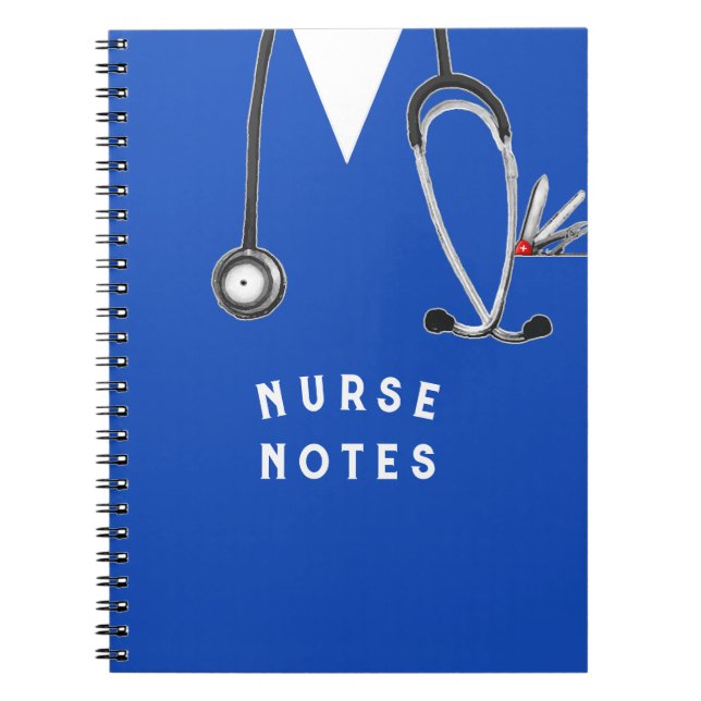 Caderno Espiral Enfermeira Novidade  (Frente)