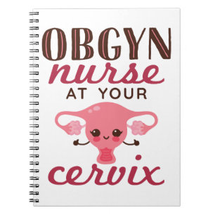 Caderno Espiral Enfermeira OBGYN no seu escritório