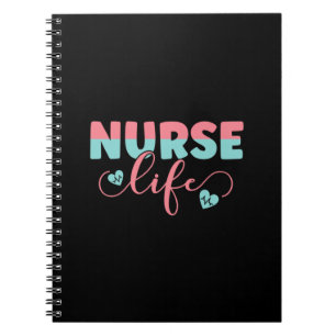 Caderno Espiral Enfermeira Presente Enfermeira Vida