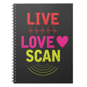 Caderno Espiral Enfermeira Sonographer Ultrasom