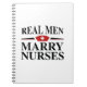 Caderno Espiral Enfermeiras reais do casado dos homens (Frente)