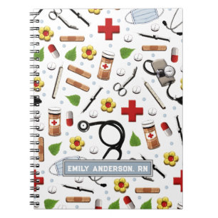 Caderno Espiral Enfermeiro Bonito