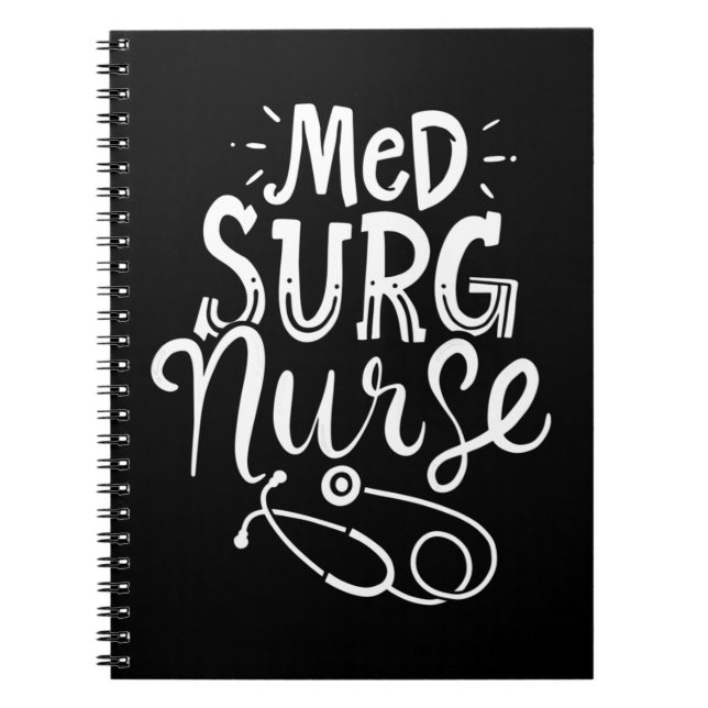 Caderno Espiral Enfermeiro Cirúrgico Médico, Enfermeiro Cirúrgico, (Frente)