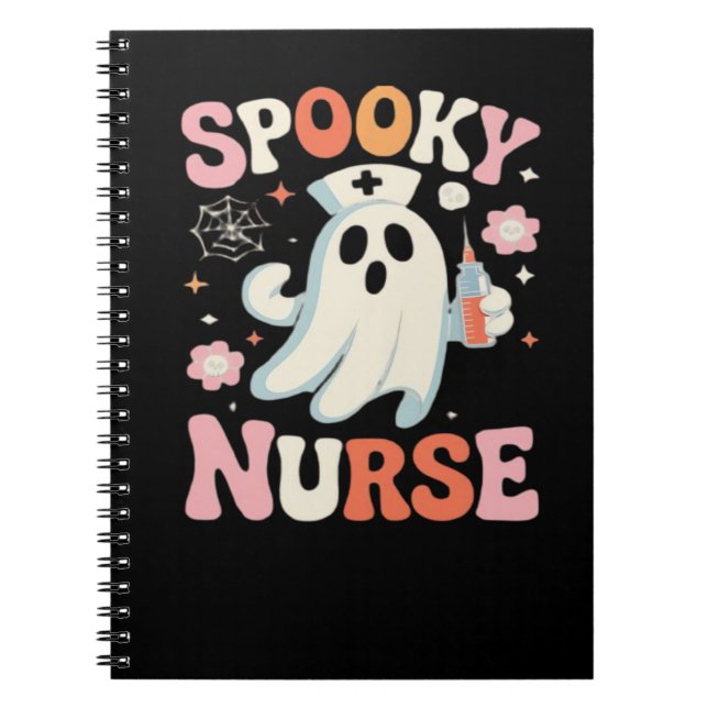 Caderno Espiral Enfermeiro Clássico de Spooky T-Shirt_1 (Frente)