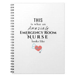Caderno Espiral Enfermeiro da sala de emergência
