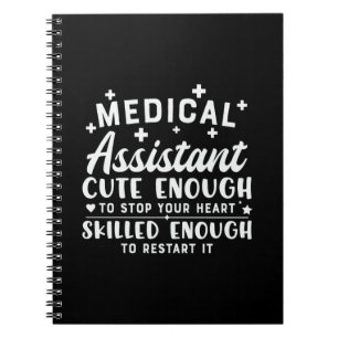 Caderno Espiral Enfermeiro Presente Assistente Médico Suficiente