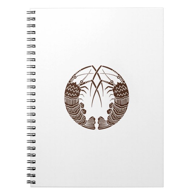 Caderno Espiral Enfrentando lagostas espinhosas (Frente)