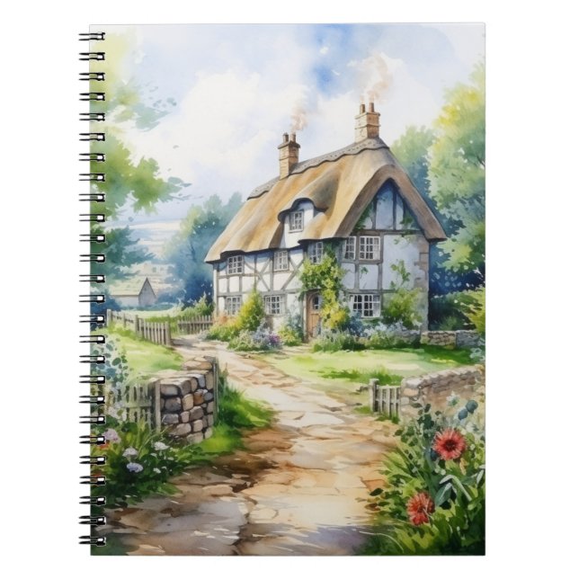 Caderno Espiral English Cottage (Frente)