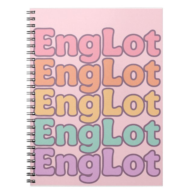 Caderno Espiral Englot  (Frente)