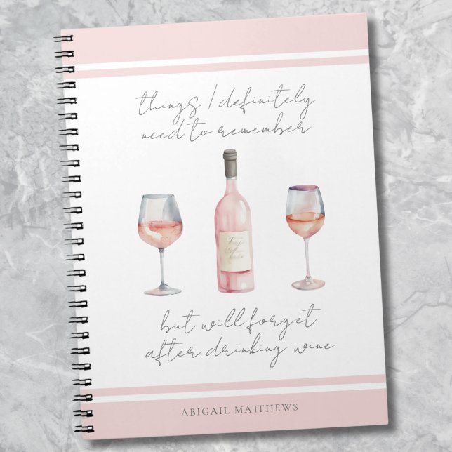 Caderno Espiral Engraçado Citação Esforçada A Fazer (Funny Quote Forgetful Need To Remember notebook)