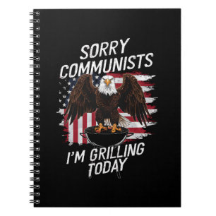Caderno Espiral Engraçado Desculpem Comunistas que estou Griling h
