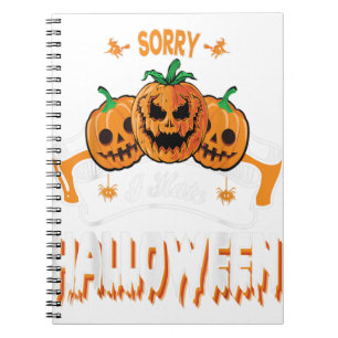 Caderno Espiral Engraçado Engraçado Feliz Dia das Bruxas Todos os