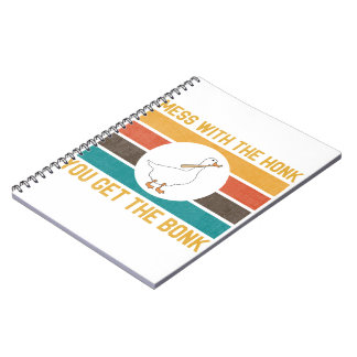 Caderno Espiral Engraçado, Gente Com A Honra, Você Pega O Bonk