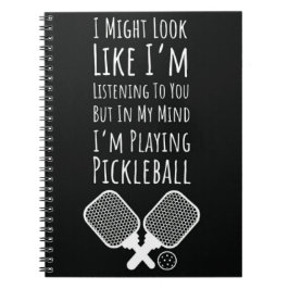 Caderno Espiral Engraçado Humor No Notebook Pickleball Para O Joga