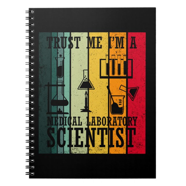 Caderno Espiral Engraçado médico-técnico-científico humor (Frente)