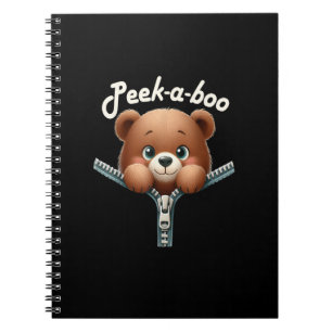 Caderno Espiral Engraçado - Peekabo