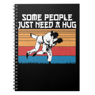 Caderno Espiral Engraçado Piada Judo Jiu Jitsu Arte Marcial Humor