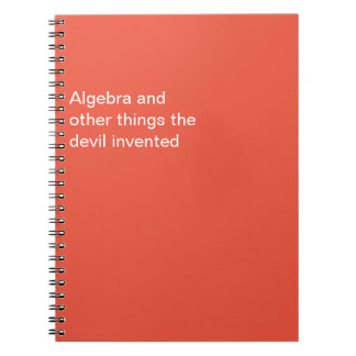 Caderno Espiral Engraçado que o diabo inventou