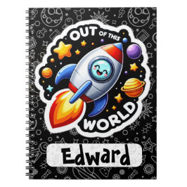 Caderno Espiral Engraçado retornar ao notebook personalizado da es