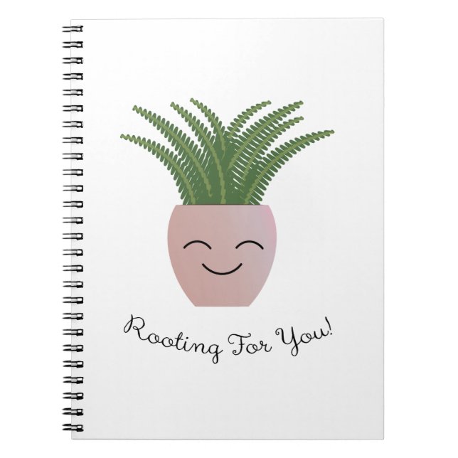 Caderno Espiral Engraçado Root para você Fern (Frente)