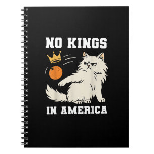 Caderno Espiral Engraçado Sem Reis na América Estilo Clássico Retr