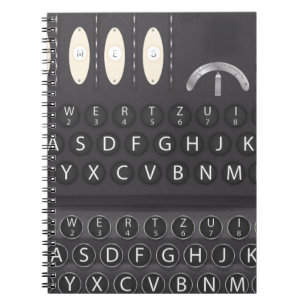 Caderno Espiral Enigma Machine