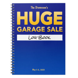 Caderno Espiral "Enorme Liquidação de Garagem" Diário/Planejador/I