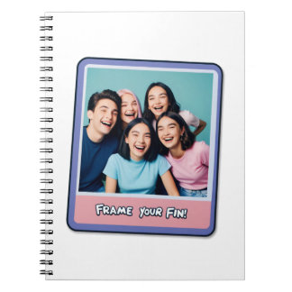Caderno Espiral Enquadre a Diversão! 💕