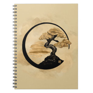 Caderno Espiral Enso Zen Circle Bonsai - Ouro Sunrise