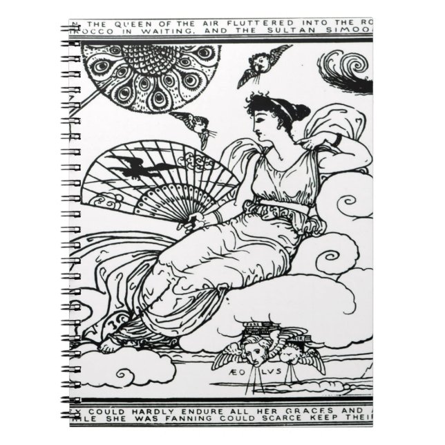 Caderno Espiral "Então a Rainha do Ar Arrastou-se na Sala (Frente)