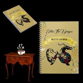 Caderno Espiral Entra Na Escola De Motif Floral Decorativa Do Drag