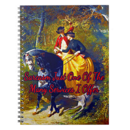 Caderno Espiral Entrada na floresta de Alfred De Dreux